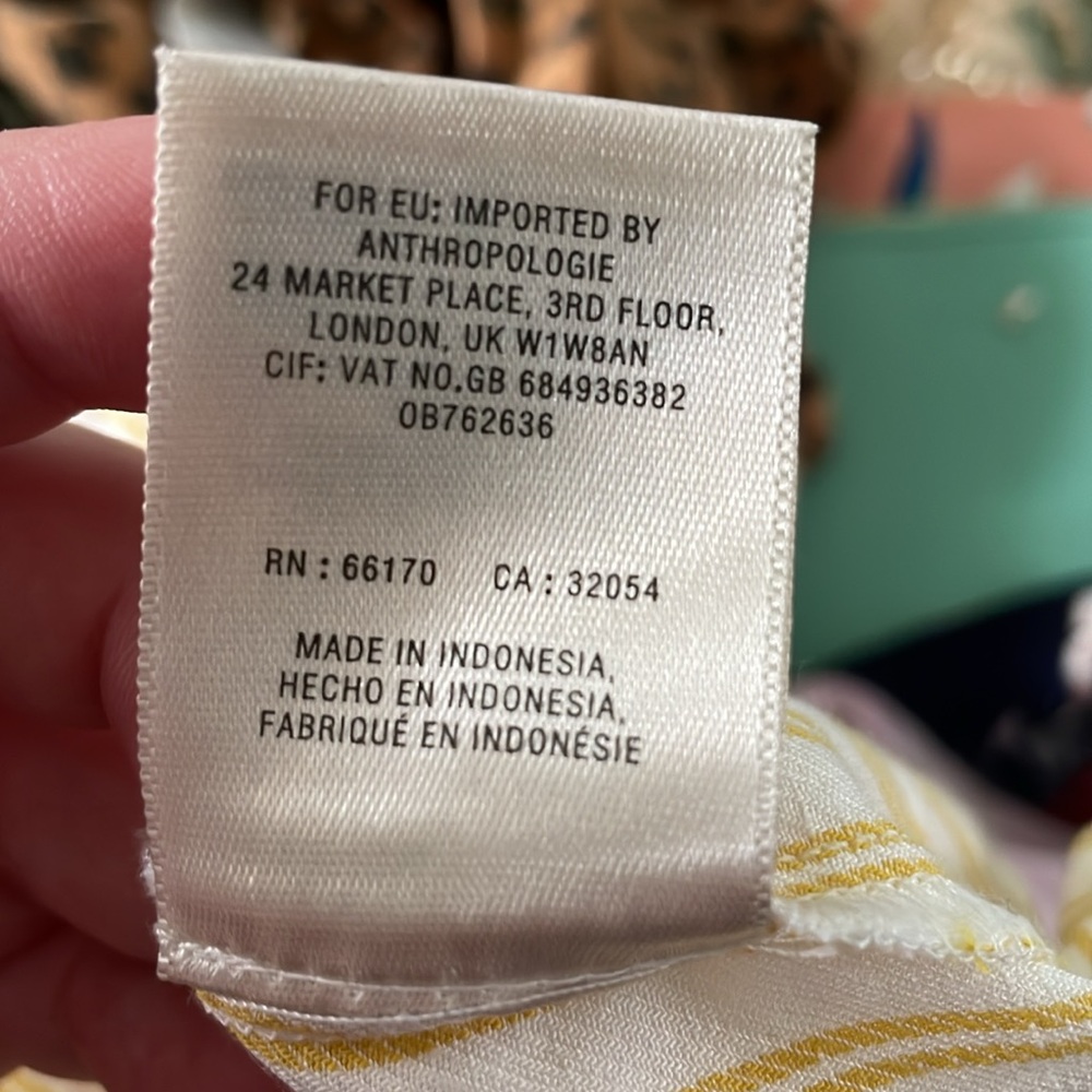 Anthro Maeve off the shoulder linen blend top - Picture 7 of 7